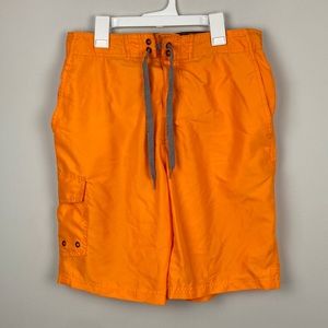 Men’s Orange Swim Shorts